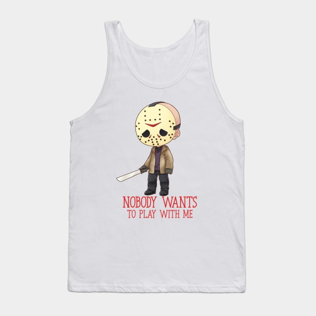 sad jason the friday cute jason the friday chibi jason Tank Top by tessacreativeart